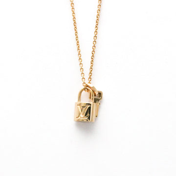 LOUIS VUITTON Pandantif Lockit Necklace Q93341 Pink Gold [18K] No Stone Men,Women Fashion Pendant Necklace [Pink Gold]