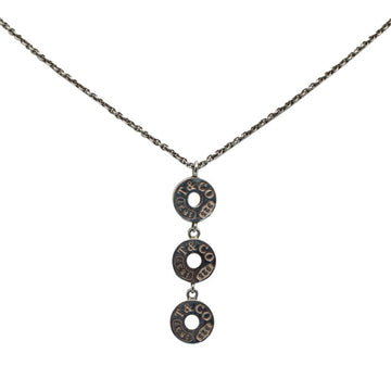 TIFFANY Triple Circle Necklace SV925 Silver Women's &Co.