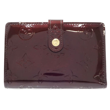 LOUIS VUITTON Vernis Bi-fold Wallet M93521 Portefeuille Viennois Amarante 180381