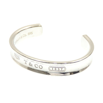TIFFANY 1837 Cuff Bangle Women's SV925 40.7g Silver Bracelet A6046814
