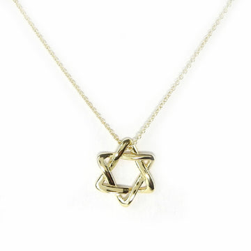 TIFFANY Necklace Star of David K18YG approx. 1.7g Yellow Gold Ladies &Co.