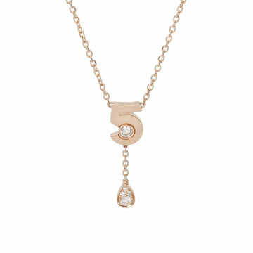 CHANEL Extrem de  N0.5 Diamond - Women's K18 Pink Gold Necklace