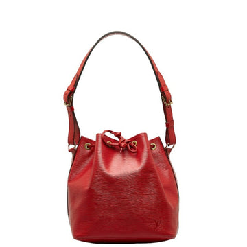 LOUIS VUITTON Epi Petit Noe Shoulder Bag M44107 Castilian Red Leather Ladies