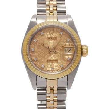ROLEX Datejust Automatic Yellow Gold Women's Watch 69173G