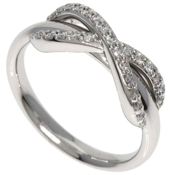 TIFFANY & Co. Infinity Diamond Ring, 18K White Gold, Women's,