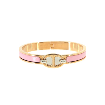 HERMES Clic Chaine d'Ancre bangle pink gold silver Mini