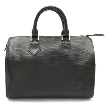 LOUIS VUITTON Epi Speedy 25 Handbag Boston Bag Leather Noir Black M59032
