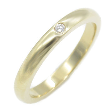 TIFFANY&CO Classic band stacking 1P diamond ring Ring Clear K18 [Yellow Gold] Clear