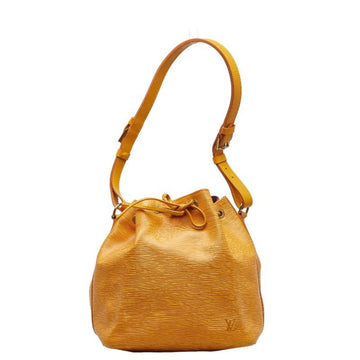 LOUIS VUITTON Epi Petit Noe Bag Handbag M44109 Tassili Yellow Leather Women's