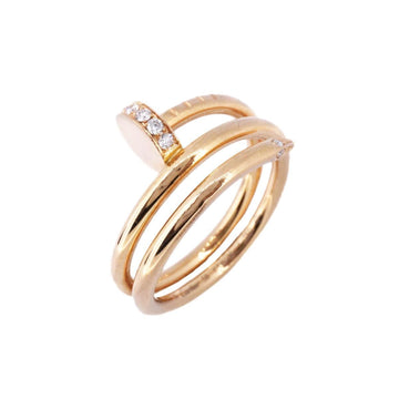 CARTIER Ring Juste Un Clou Diamond K18PG Pink Gold Women's