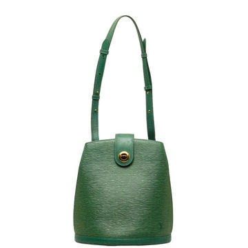 LOUIS VUITTON Epi Cluny Shoulder Bag M52254 Borneo Green Leather Women's