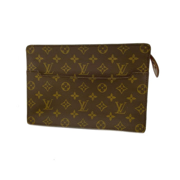 LOUIS VUITTON Clutch Bag Monogram Pochette Homme M51795 Brown Women's