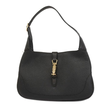 GUCCI handbag New Jackie 137335 leather black champagne ladies