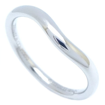 TIFFANY&Co.  Curved Band Ring Pt950 Platinum 291244