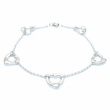 TIFFANY&Co.  Open Heart Bracelet 5 Motifs 5P Elsa Peretti Silver 925 291138