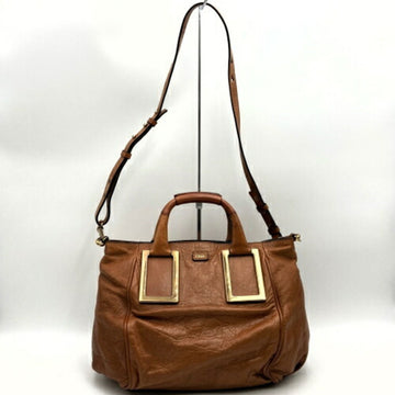 CHLOeChloe  03-10-50 Shoulder Bag Handbag Brown Camel Leather Women's ITWK0KJ3QE4S