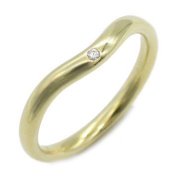 TIFFANY&CO Curved 1P diamond ring Ring Clear K18 [Yellow Gold] Clear