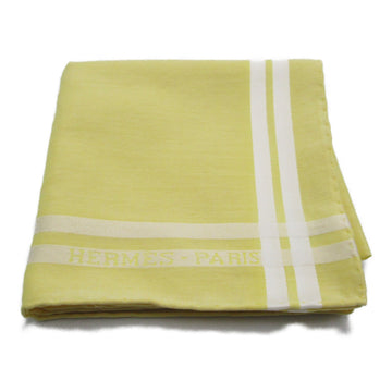 HERMES handkerchief Yellow cotton