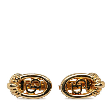 CHRISTIAN DIOR Dior Earrings Gold Plated Women's