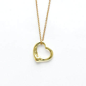 TIFFANY Open Heart Yellow Gold [18K] Diamond Men,Women Fashion Pendant Necklace