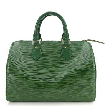 LOUIS VUITTON Handbag Speedy 25 M43014 Epi Leather Borneo Green Women's