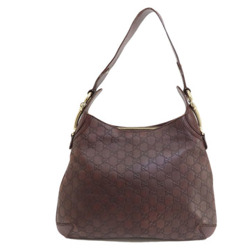 GUCCI 145826 ssima GG Shoulder Bag Leather Women's