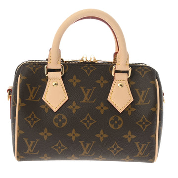 LOUIS VUITTON Monogram Speedy Bandouliere 20 Brown M46234 Women's Canvas Handbag
