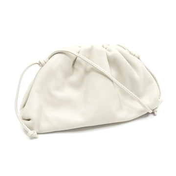 BOTTEGA VENETA Shoulder Bag The Pouch Women's White Lambskin 585852 V1BW0 9009 Leather Pochette C2227201