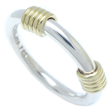 TIFFANY&Co.  Coil Ring, 925 Silver x 18K Yellow Gold, 291687