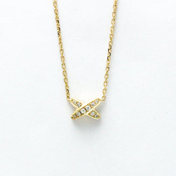 CHAUMET Liens Diamond Necklace Yellow Gold [18K] Diamond Men,Women Fashion Pendant Necklace [Gold]