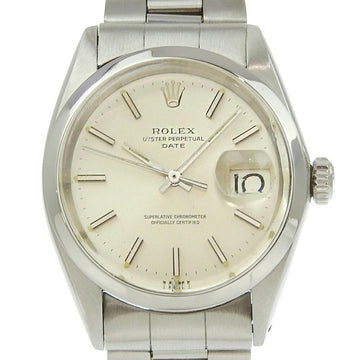 ROLEX Date Watch cal.1570 1500 Stainless Steel 1967 Automatic Silver Dial Men's