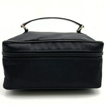 GUCCI Vanity Bag Pouch Handbag Bamboo Black Nylon Leather Ladies 032・1956  ITXP96PPXQ8H