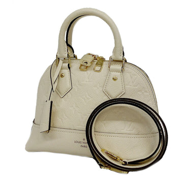 LOUIS VUITTON Handbag Monogram Empreinte Neo Alma BB M44858 Creme Ladies