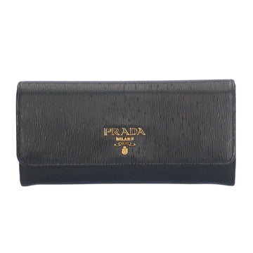 PRADA Saffiano Long Wallet Leather 1MH132 Women's  BRB10000000120759