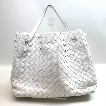 BOTTEGA VENETA Intrecciato Garda Bag Handbag Leather White