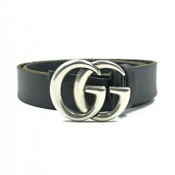 GUCCI GG Marmont Leather Belt 85・34 414516