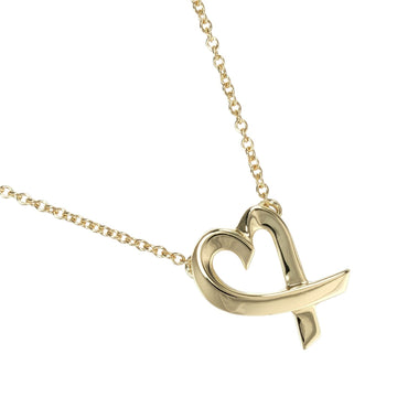 TIFFANY&Co. Loving Heart Necklace K18 YG Yellow Gold Approx. 2.72g I112223142
