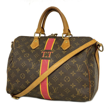 LOUIS VUITTON Handbag Monogram Speedy Bandouliere 30 M40391 Brown Ladies