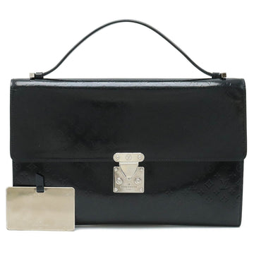 LOUIS VUITTON Monogram Glace Anushka GM Handbag Clutch Bag Noir Black M92229