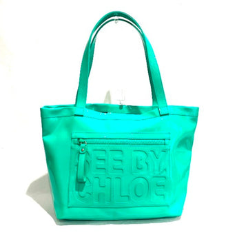 CHLOeChloe  See By Green Patent Leather Bag Tote Women's