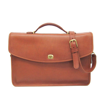 COACH Old  5265 Men's Leather Briefcase,Shoulder Bag Brown