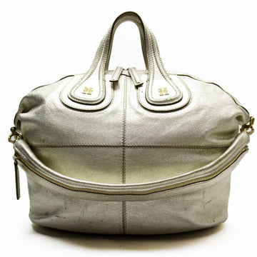 GIVENCHY Handbag Shoulder Bag Nightingale Leather Gold Women's
