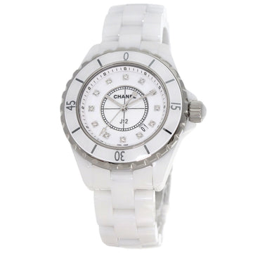 CHANEL H1628 J12 33mm 12P Diamond Watch Ceramic/Ceramic Ladies