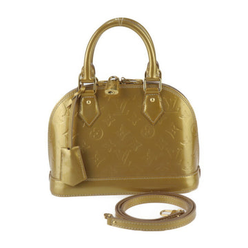 LOUIS VUITTON Alma BB Monogram Vernis Handbag M50567 Patent Leather Mordre Shoulder Bag