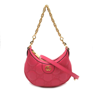 GUCCI GGMatelasse mini bag Pink leather 739736UM8IG6627