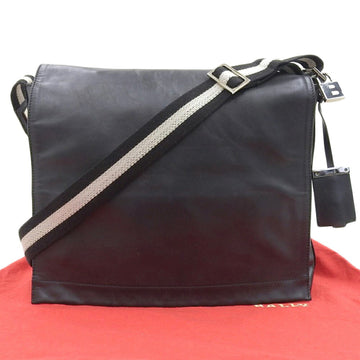 BALLY bag shoulder leather black