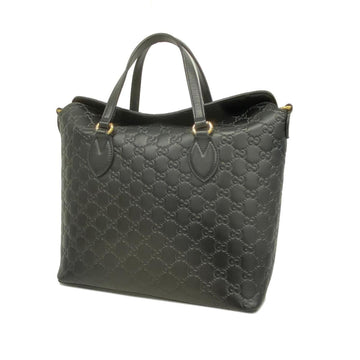 GUCCI Handbag sima 428226 Leather Black