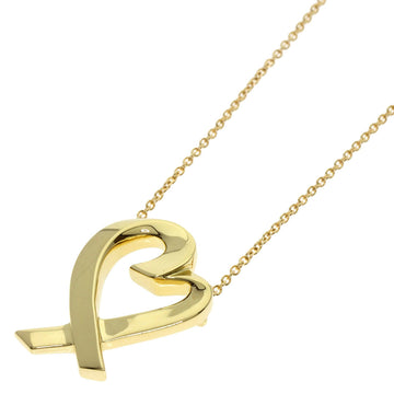 TIFFANY Loving Heart Necklace, 18K Yellow Gold, Women's, &Co.