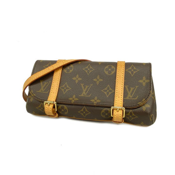 LOUIS VUITTON Waist Bag Monogram Pochette Marel M51159 Brown Women's