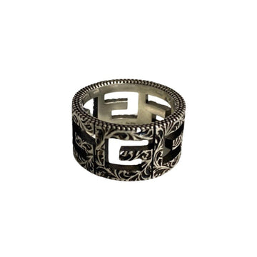GUCCI GG Silver 925 Ring Men's Women's 85017